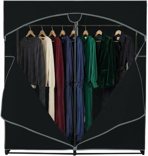 Portable wardrobe closet 65 - wardrobe,