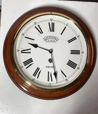 Seiko Dark Wooden Round Quartz