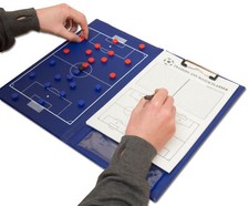 Wollowo A4 Magnetic Football Coaching Board/Tactics Folder With Pen & Paper