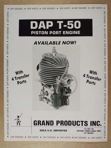 1985 dap piston port - dap, kart