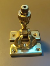 brass locking sash window