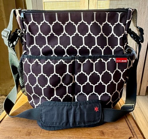 Skip hop brown cream - brown, trellis