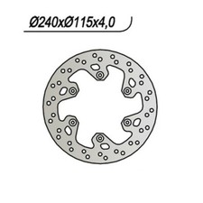REAR BRAKE DISC NG 372 YAMAHA YZ 125 1997-2001