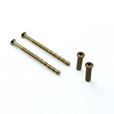 M4 Through Door Handle Screw & Bolt Kit w/ Sleeve - Pozi Fixings Handles & Knobs