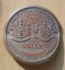 Rare Vintage Rally Plaque
