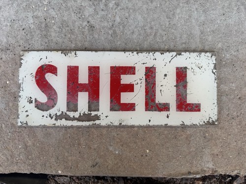 Vintage original shell - original, petrol