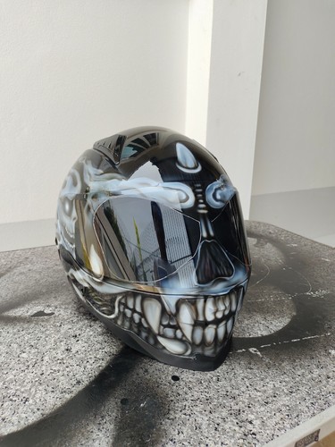 Custom airbrushed motorcycle - custom,