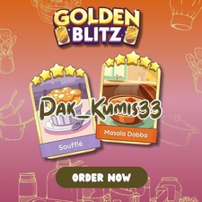 Golden blitz|Monopoly_Go|SOUFFLE -MASALA DABBA| Cheap| Pre order