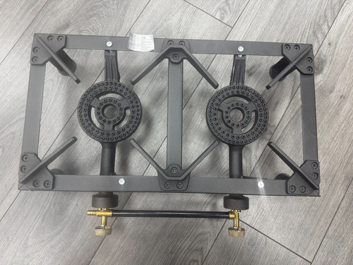 Double ring burner - 2, iron