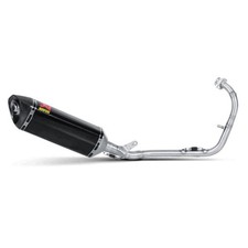 Akrapovic Racing Line Exhaust System For Yamaha YZF-R 125 2008-2013 Black/Silver