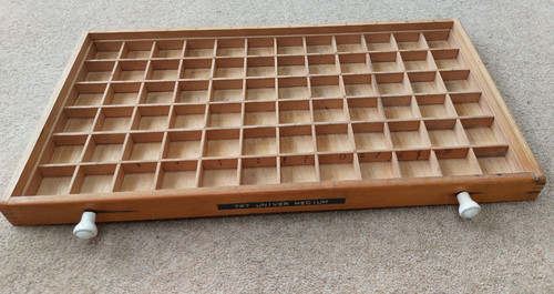 Small vintage wooden - , printers