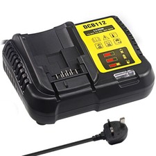 Waitley Li-Ion Battery Charger Fit for DeWalt DCB115 XR Multi Voltage 10.8V -18V