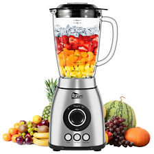 Table Top Blender Glass Jug Food Blender Smoothie Maker Juicer Ice Crusher 1800W