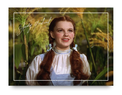 Judy garland signed - garland, wizard
