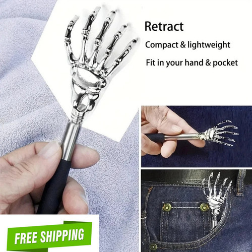 Extendable back scratcher - back,
