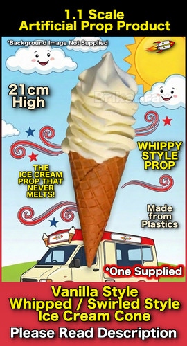 Piece artificial ice cream - 1,