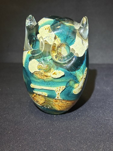 Vintage mdina glass owl - vintage,