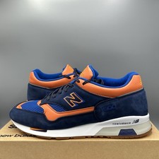 New Balance 1500 Made In England Trainers Blue Orange Shoes UK 11.5 EU 46.5