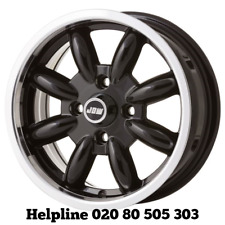 Triumph Stag MK2 Minilight Design 14x6 Alloy Wheels x 4 (NEW) Silver Hi-lite