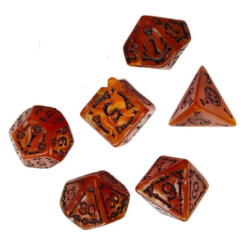 Piece orange halloween rpg - 7-piece,