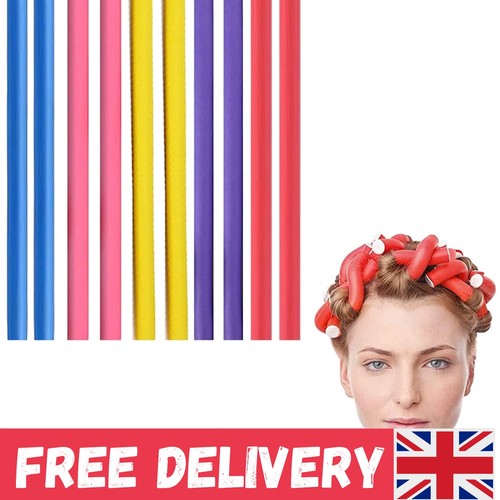 Reusable foam curlers 10 pcs - foam,