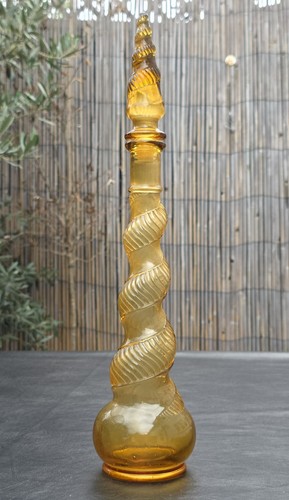 Vintage empoli amber glass - empoli,