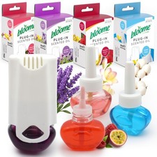 4pk Wall Plug In Air Freshener & 11-22 Assorted Plug In Refills Scented Oil 20ml