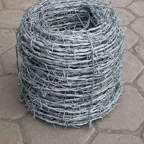 Galvanized barbed wire - barbed,