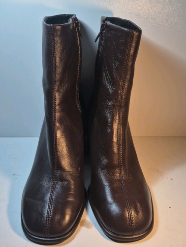 Zara women brown leather - zara,
