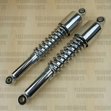 Rear Shock Absorbers Kawasaki Z1000 Z1100 - KZ / Z 1000 1100 Shocks Chrome 365mm