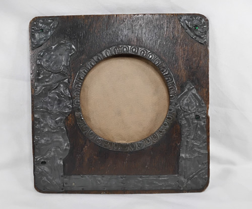 Antique art nouveau pewter - art,