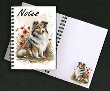 Shetland Sheepdog / Sheltie Notebook/Notepad + small image on every page