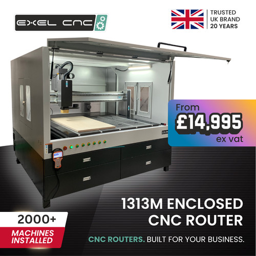 Exel cnc 1313m - 1313m, enclosed