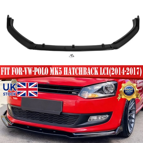 Gloss black front bumper - gloss,