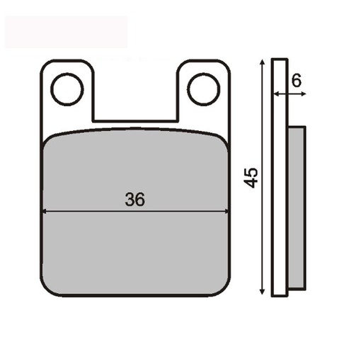 Pair brake pads - pair,