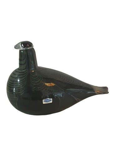 Vintage glass duck figurine - vintage,