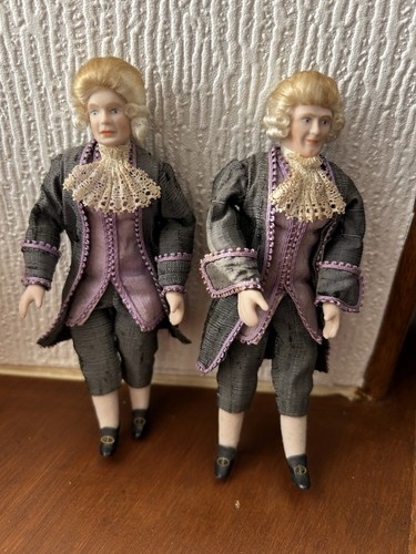 Pair georgian dolls - georgian,