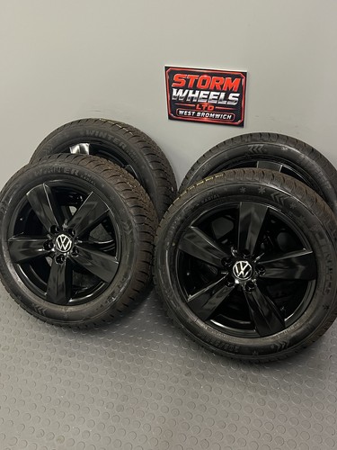 Gloss black genuine vw - gloss, 4x