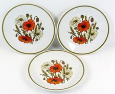 3 x J & G Meakin Side Plates