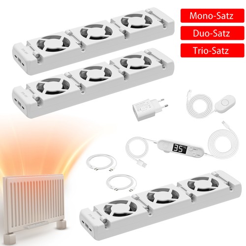 Fan magnetic radiator - 3-fan,