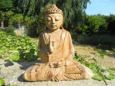 Wooden Buddha Carving - Hand