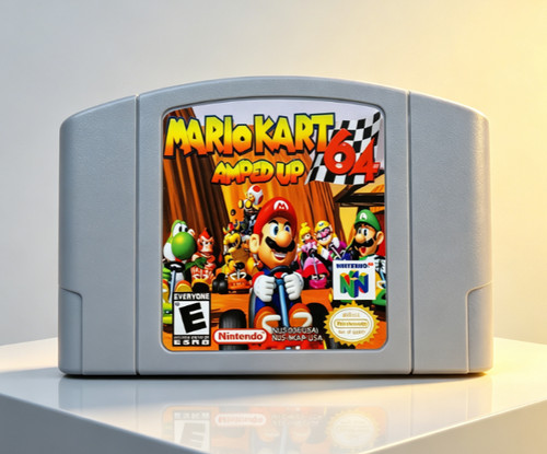 New mario kart amped for - up, 64