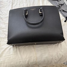 Aspinal Black Leather Handbag