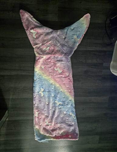 Girls mermaid tail blanket - mermaid,
