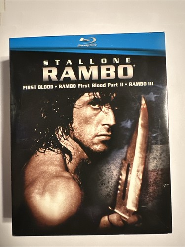 Rambo trilogy blu ray box - blu-ray, set