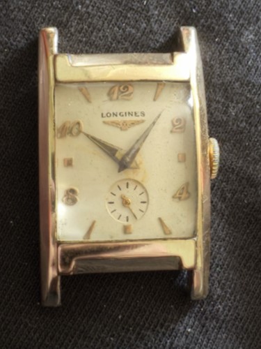 1952 longines 10k - 10k, gold