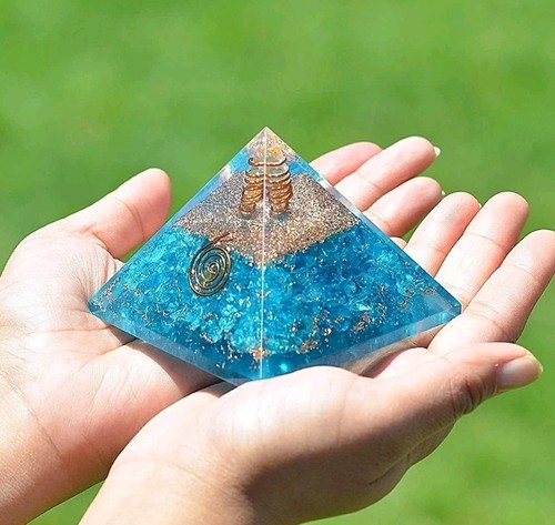 Blue turquoise firoza orgone - turquoise,