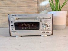 Technics SJ-HD501 Minidisc Player & Recorder, Gold, Wood Sides, Inc Remote, Mini