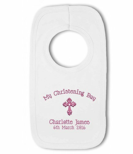 Christening bib with - christening,