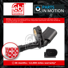 ABS Sensor Rear Left 23810 Febi Wheel Speed WHT003859 1K0927807 Quality New